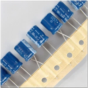 ELNA RE2 series 33uF/100V33uF hifi audio electrolytic capacitor 10X12.5mm 85℃ - Bild 1 von 2