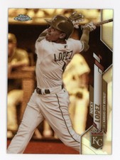 2020 Topps Chrome NICKY LOPEZ Kansas City Royals Rare SEPIA REFRACTOR CARD #92