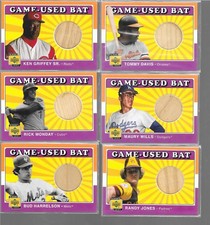 2001 Upper Deck Decades 1970s Game Used Bat - Set Break