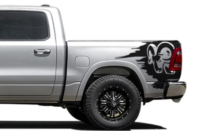 Pegatina para Dodge Ram doble cabina 3500 diseño lateral de la cama vinilo arte gráfico kit calcomanía Foto 1 de 4