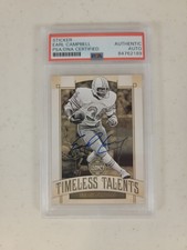 Signed Earl Campbell Card