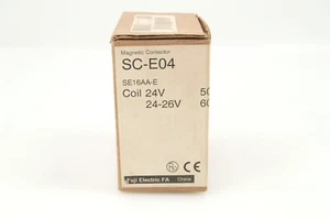 Fuji Electric SC-E04 Magnetic Contactor 220-240 Vac Coil SC-E04-220VAC New - Picture 1 of 11