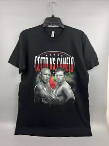 Canelo Alvarez vs Miguel Cotto Men’s Black T-Shirt Size M 2015 Boxing - Picture 1 of 8