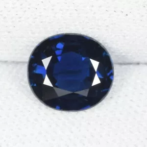 1,50 ct VERFÜHRERISCHER GLÄNZENDER 100% NATÜRLICHER MADAGASKAR BLAUER SAPHIR - siehe Vdo DIS - Bild 1 von 2