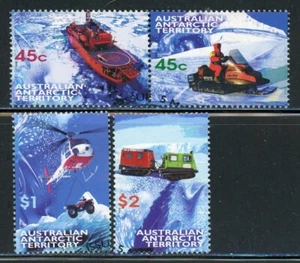 AUSTRALIAN ANTARCTIC TERRITORY L107-10 SG122-25 CTO 1998 Transport set CV$10 - Picture 1 of 1