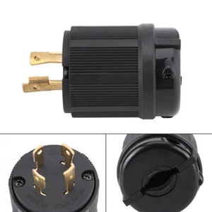 L14-30P 30A 14-30P Twist Locking Generator Male Plug Connector Copper 125V-250V - Picture 1 of 4