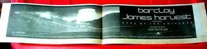 Barclay James Harvest Eyes Of The Universe ORIG 1980 Press/Mag ADVERT 24"x 4.5" - Picture 1 of 5