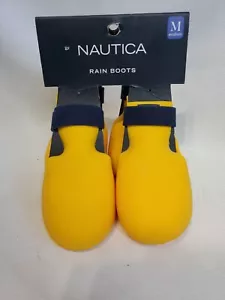 Nautica Pet Rain Boots Yellow Medium - Picture 1 of 3