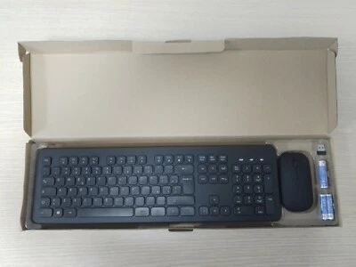 ELEGANTE KIT MOUSE E TASTIERA WIRELESS BLACK - Immagine 1 di 3