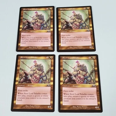 4x Steel Leaf Paladin - Planeshift - MTG Magic The Gathering  - Image 1 of 4