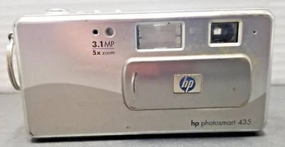 Hp photosmart 435 3.1MP Digital Camera Silver Untested - Image 1 of 4