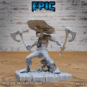 Epic Miniatures - Mushroom Goblin | 3D Printed D&D Tabletop Miniature - Picture 1 of 2