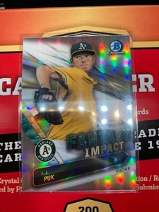 2016 Bowman Chrome Draft Scouts Fantasy Impact #BSI-AP A.J. Puk Athletics V246 - Picture 1 of 4