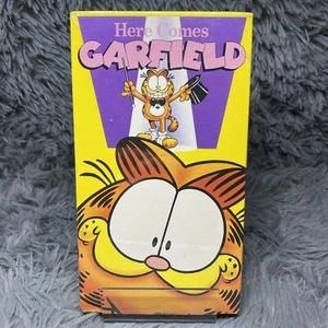 Here Comes Garfield VHS Tape 1990 CBS FOX Video Cartoon Kids Sealed Watermarks - Picture 1 of 7