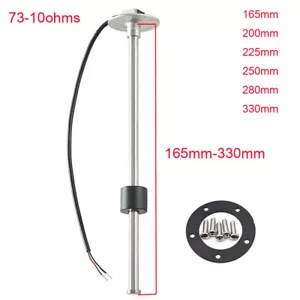 Car Fuel Level Sender 73-10ohms 165mm 200mm 225mm 250mm 280mm 330mm Sending Unit - Bild 1 von 15