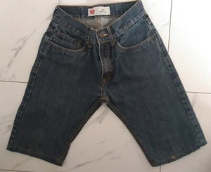 Levi's Boys Jean Shorts 505 size 16 slim Dark Blue - Picture 1 of 8