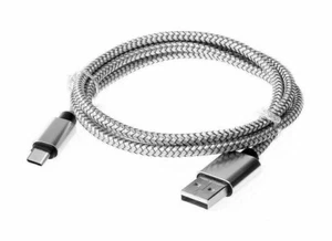 Juego de 3 cables cargadores de teléfono USB C tipo C cable trenzado 3 pies - Imagen 1 de 1