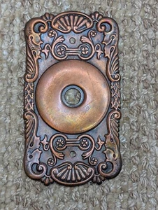 Antique Door Bell Cover Plate Door Hardware - Picture 1 of 7