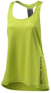 Better Bodies Women's Athlete Mesh Tank Lime  - Picture 1 of 2