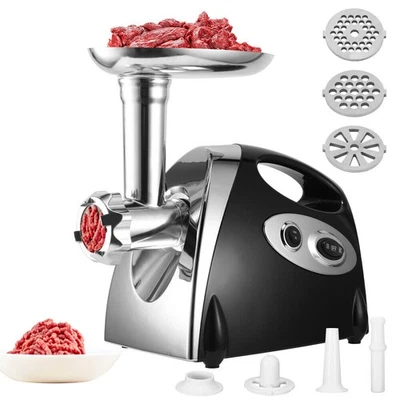 BEDEE 2800W Edelstahl Elektro-Fleischwolf Wurstfüller Hackmaschine Wurstmaschine DHL