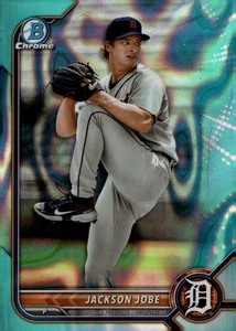 2022 Bowman Chrome Prospects Aqua Lava Refractor /199 Jackson Jobe #BDC-99 - Picture 1 of 2