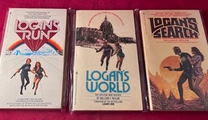 William NOLAN / Logan's Run COMPLETE TRILOGY First Movie Tie-In Editions 1st ed - Picture 1 of 1