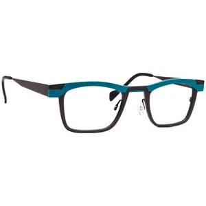 Anne Et Valentin Eyeglasses Gehry A98 Blue/Sand Brown Square France 48[]23 140 - Picture 1 of 6