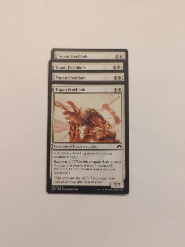 (4) Topan Freeblade *PLAYSET* Magic Origins Regular NM MTG - Image 1 of 1
