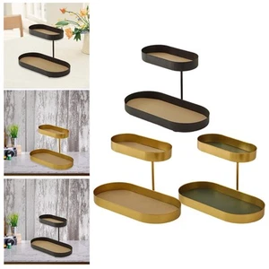Bathroom Countertop Organizer, 2-Tier Skincare Shelf, Elegant Perfume Display - Picture 1 of 18