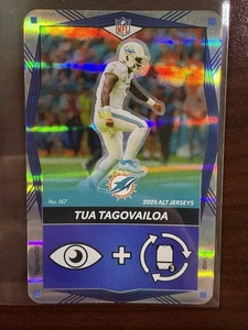 2025 Uno Elite Alt Jerseys Blue Foil - #167 Tua Tagovailoa - Miami Dolphins - Bild 1 von 2