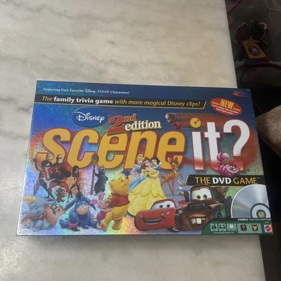 Disney 2nd Edition Scene It? The DVD Game 2007 Mattel Pixar New Sealed - Image 1 of 4