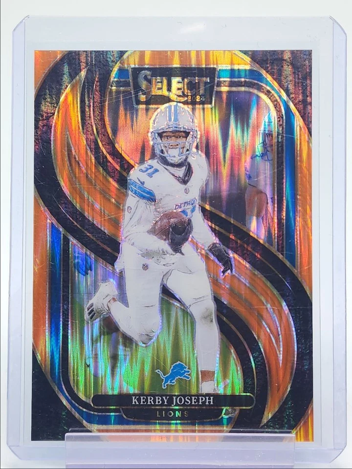 KERBY JOSEPH 2024 SELECT PREMIER LEVEL ORANGE SHOCK PRIZM /399 Q4945 - Image 1 of 2