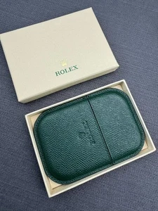ROLEX VIP GIFT Leather Card Holder (GREEN) - Picture 1 of 6