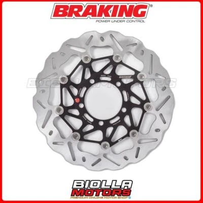WK094R DISCO FRENO ANTERIORE DX BRAKING TRIUMPH STREET TRIPLE 675 2007 - 2012 WA Foto 1 de 4