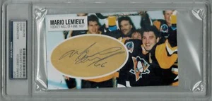Mario Lemieux Autographed Cut/Card Display PSA/DNA - Picture 1 of 1