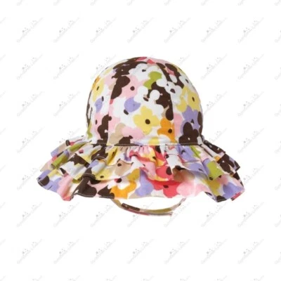 Sombrero para el sol en capas Gymboree para niñas pequeñas 2-3 años 2009 patrón de safari glamour Foto 1 de 4