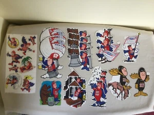 Vintage Posten 18 Budweiser Budman Aufkleber Abziehbilder unbenutzt - Bild 1 von 21