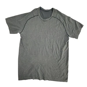Camiseta Lululemon Manga Corta Transpirable Hombre Mediana SALIR SUDAR Azul - Imagen 1 de 8