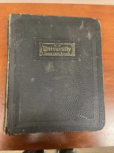 LIBRO ROTTAMI VINTAGE PIENO DI VECCHI SEGNALIBRI.CARTA RELIGIOSA FATTA IN CASA ECC - Foto 1 di 15