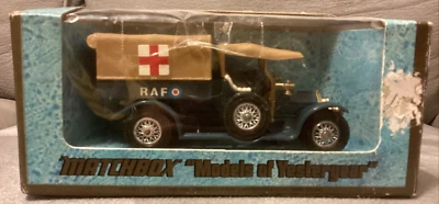 Vintage Lesney Matchbox with Original Box 1918 Crossley RAF Tender Medical Truck - Image 1 of 4
