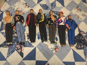 NKOTB New Kids On The Block Barbie Doll Lot Figures DONNY DANNY JORDAN Joey - Picture 1 of 11