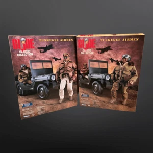 Nuevo en caja 96 afroamericano GI Joe colección clásica Tuskegee caza bombardero piloto - Imagen 1 de 11