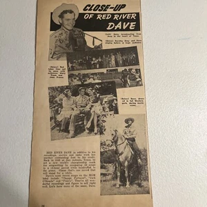 Red River Dave 1950 Magazine Ad Texas Mary Treen Jane Frazee  - Picture 1 of 10