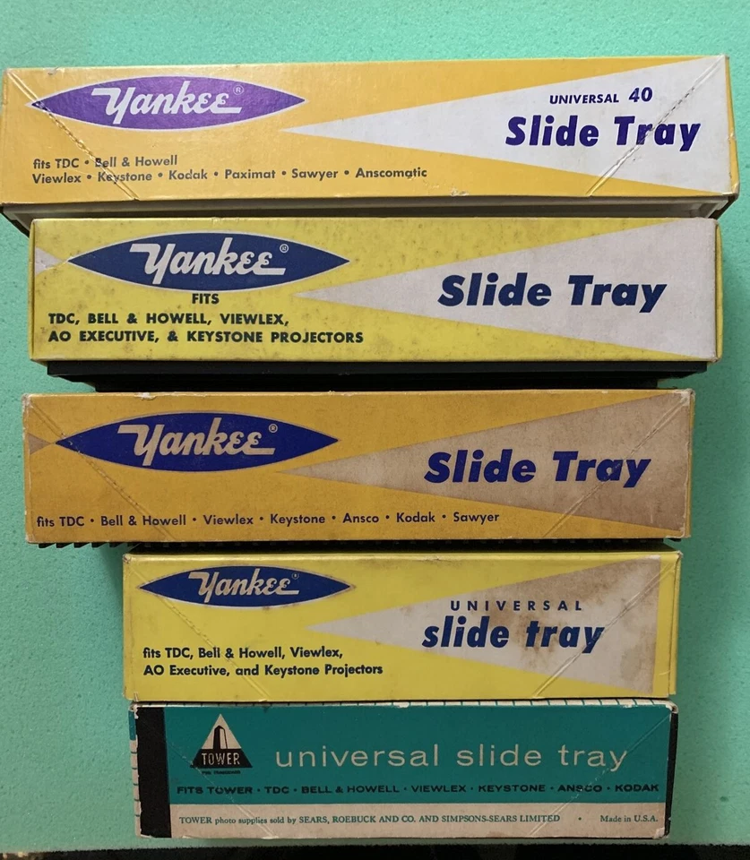 5PC Vintage Yankee Universal 30/36/40 Slide Tray, Lot of 5 - Image 1 of 4