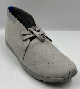 Zapatos para hombre Native Apollo paloma con cordones gris gamuza perforada bota chukka talla 13 - Imagen 1 de 13
