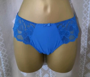 Panache Rocha Briefs Semi Sheer Mid Rise Lined Knickers Lace Brief Size 8 - Picture 1 of 11