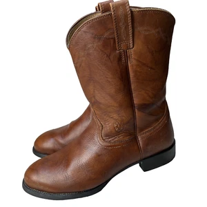 Ariat Boots Chestnut Marbled Western Cowboy 35503 Light Brown Man’s Size 12 EE - Picture 1 of 11