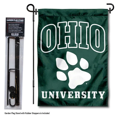 Ohio University Garden Flag and Stand Pole Kit Cover