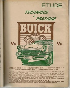 REVUE TECHNIQUE AUTOMOBILE 110 RTA 1955 ETUDE BUICK V8 + EVOLUTION RENAULT 4CV - Bild 1 von 1