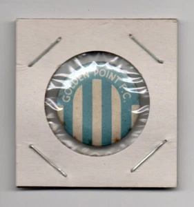 1951 Argus Victoria Country Mascot Badge - GOLDEN POINT FC - Picture 1 of 2